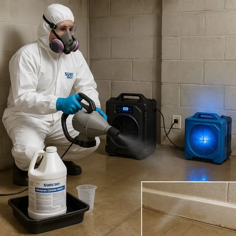 Sanitization and Odor Removal process in Gove, KS